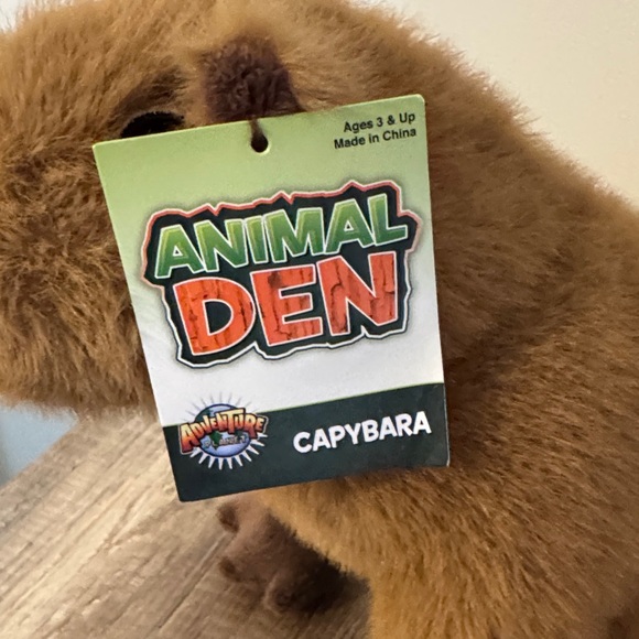 Brown Plush Capybara Toy - Picture 3 of 6